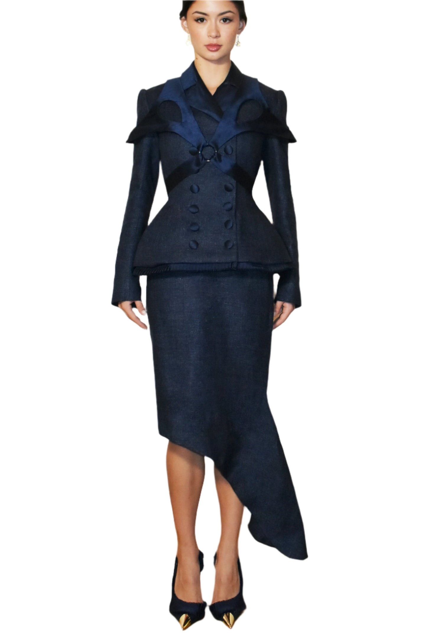 Harness Contrast Blazer