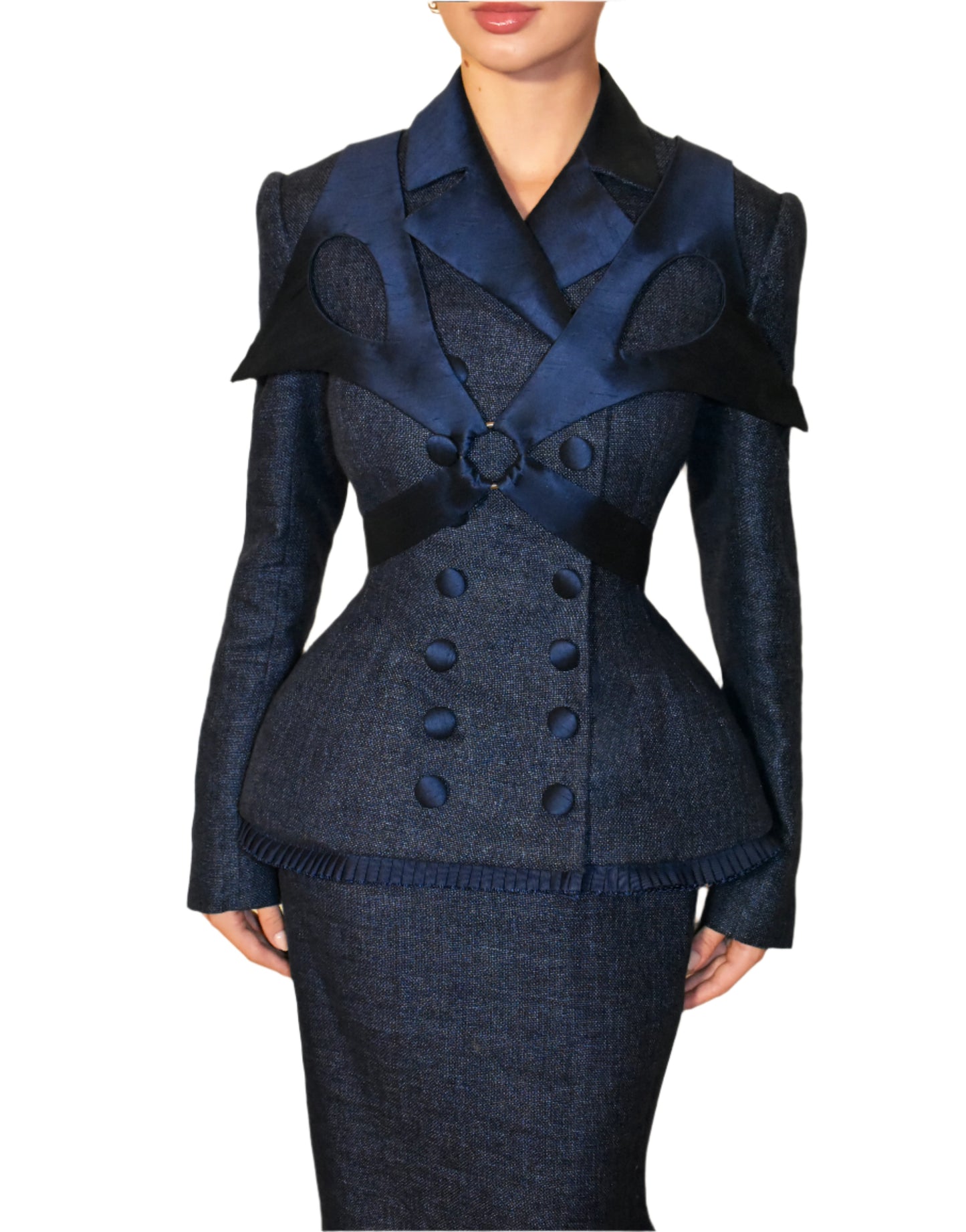 Harness Contrast Blazer