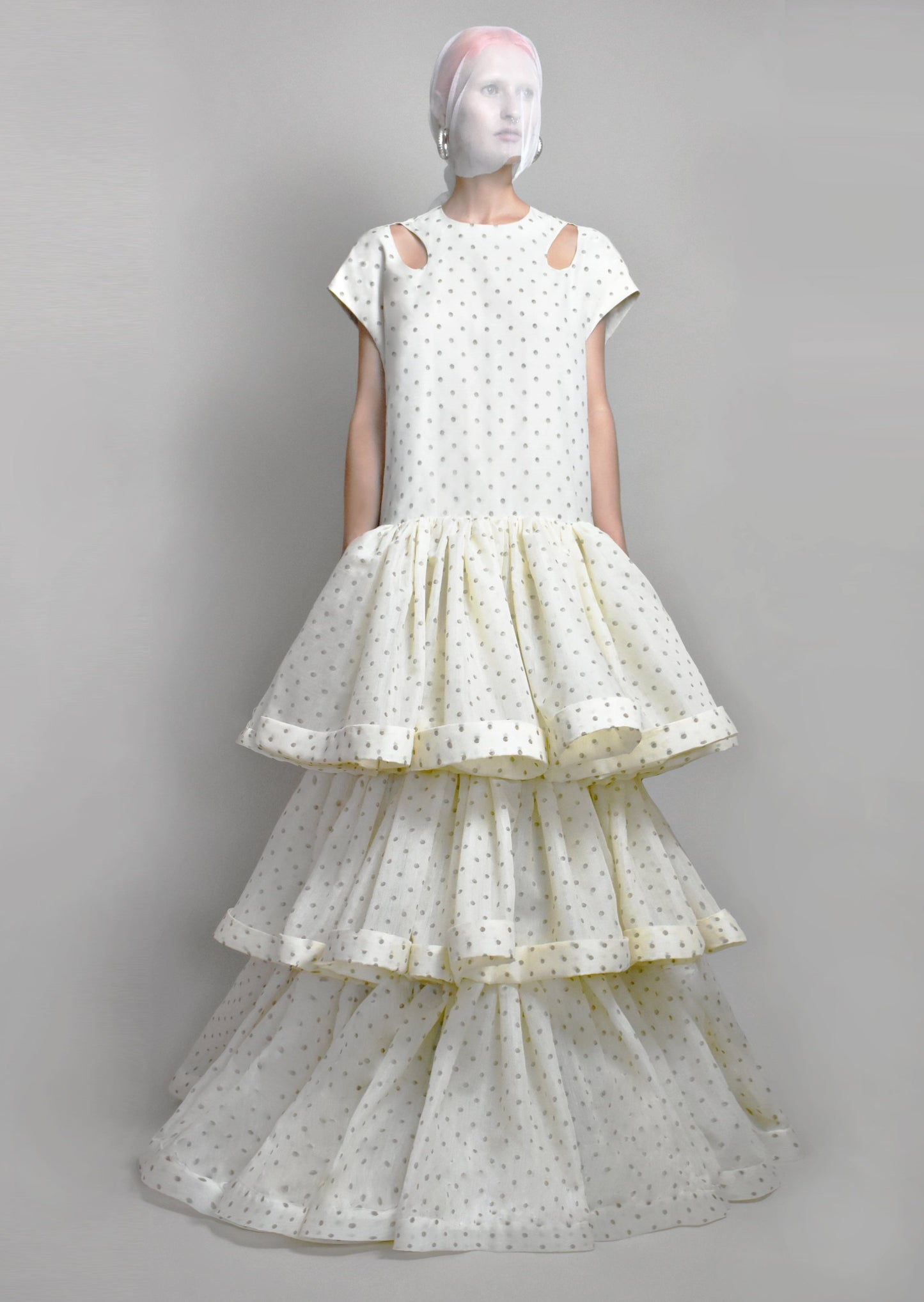 Ruffle T-Gown