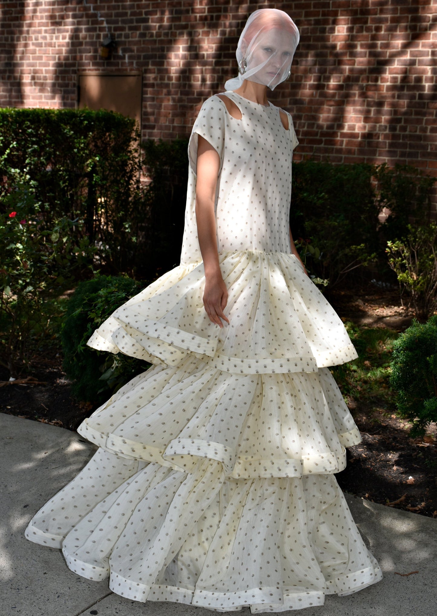 Ruffle T-Gown