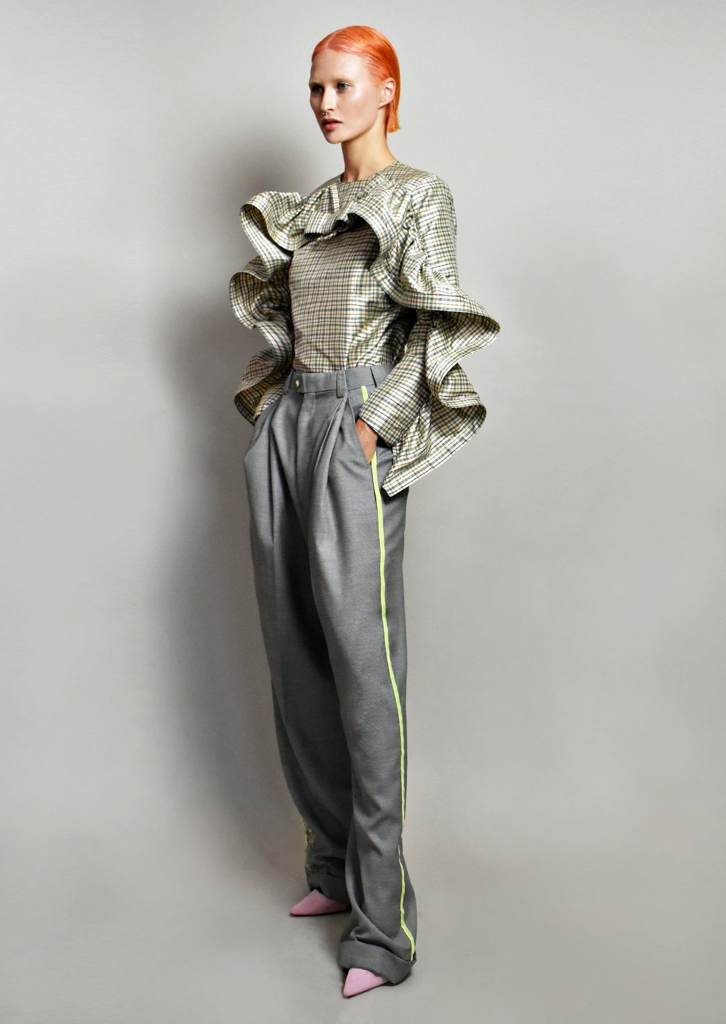 Ruffle Cascade Top SS/21