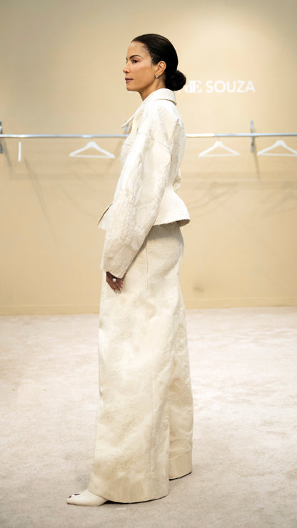 oversize brocade pants