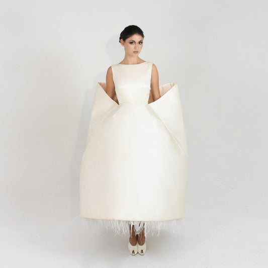 Butterfly structured dress