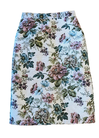 Jacquard tulip skirt