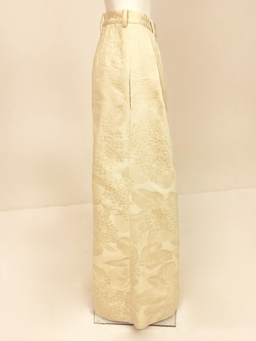 oversize brocade pants