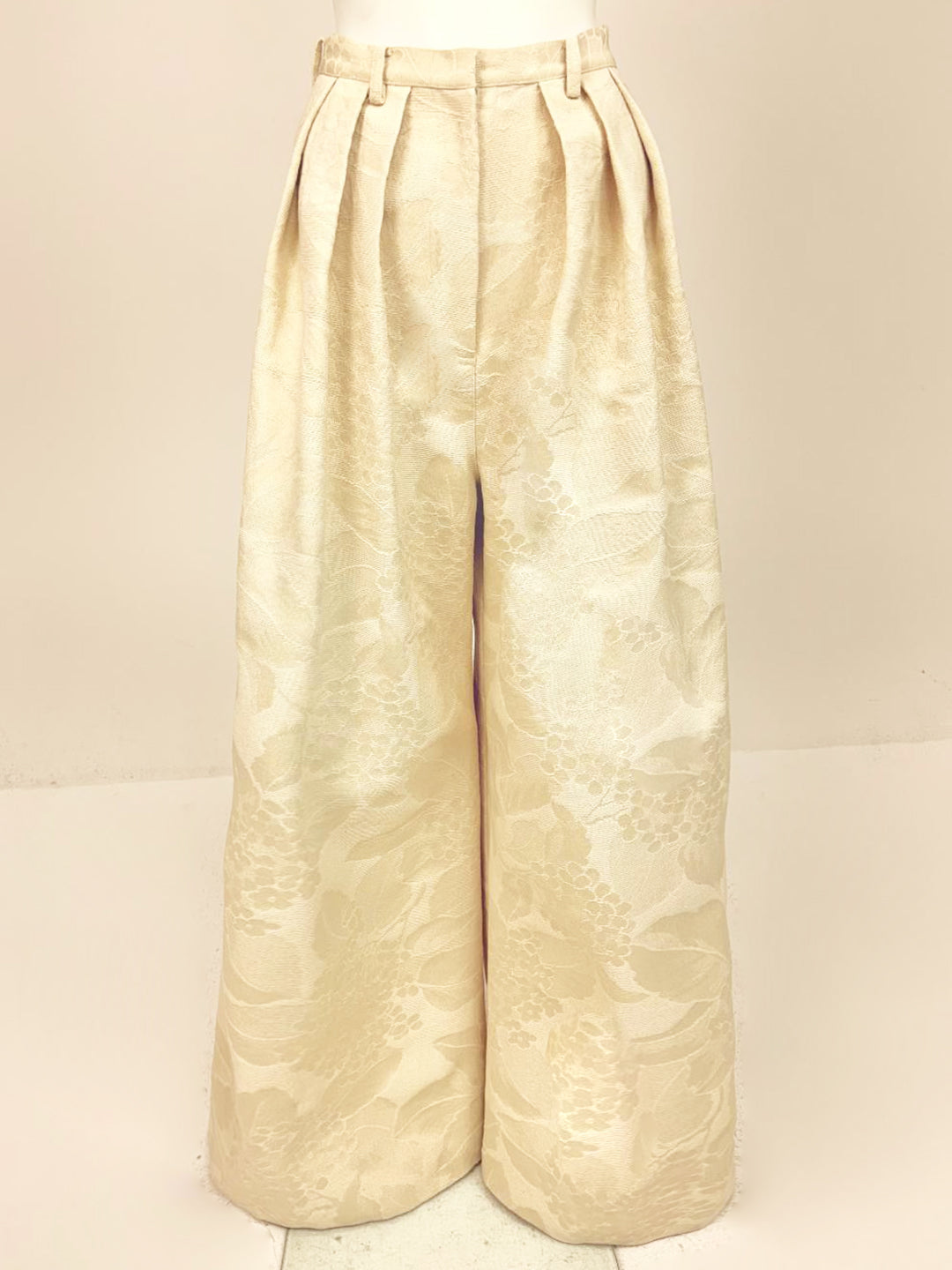 oversize brocade pants