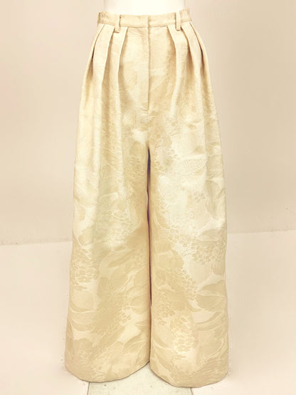 oversize brocade pants